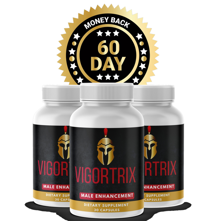 VigortriX 3 Bottle Package - 90 Day Supply with Money Back Guarantee